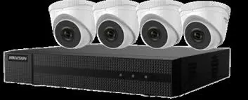 KIT POE 4MP 4 CAMÉRA TURRETS HWI-T40H NVR 8 VOIES HDD 1TO 8 VOIES POE MAX,