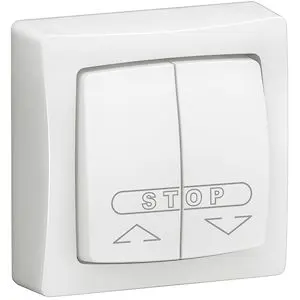 Double poussoir pour volets roulants Appareillage saillie complet blanc - LEGRAND - 086010L