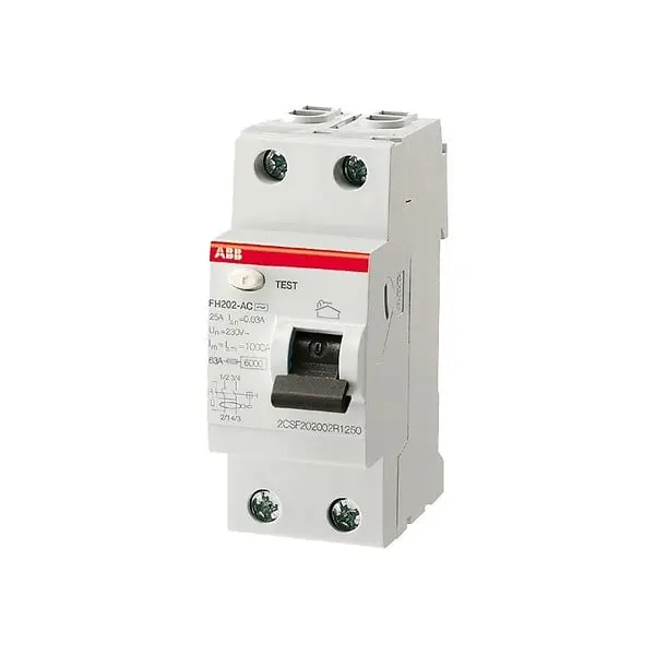 Interrupteur Différentiel - FH202 - 2P - 63A - 30mA - Type A - ABB - 443161