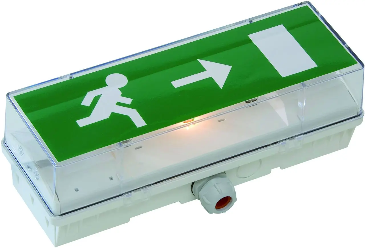 BAES évacuation Standard - Incandescent - 45lm/1h - IP66 IK10 - LUMINOX - 10106