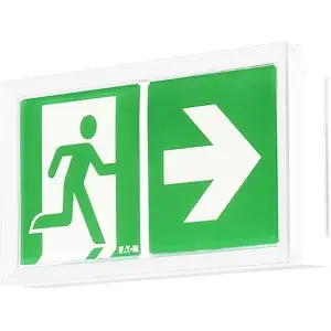 BAES évacuation SATI - 45lm/1h - IP66 IK07 - Fonction Visibilité+ - bi-matière - LUMINOX - 16105