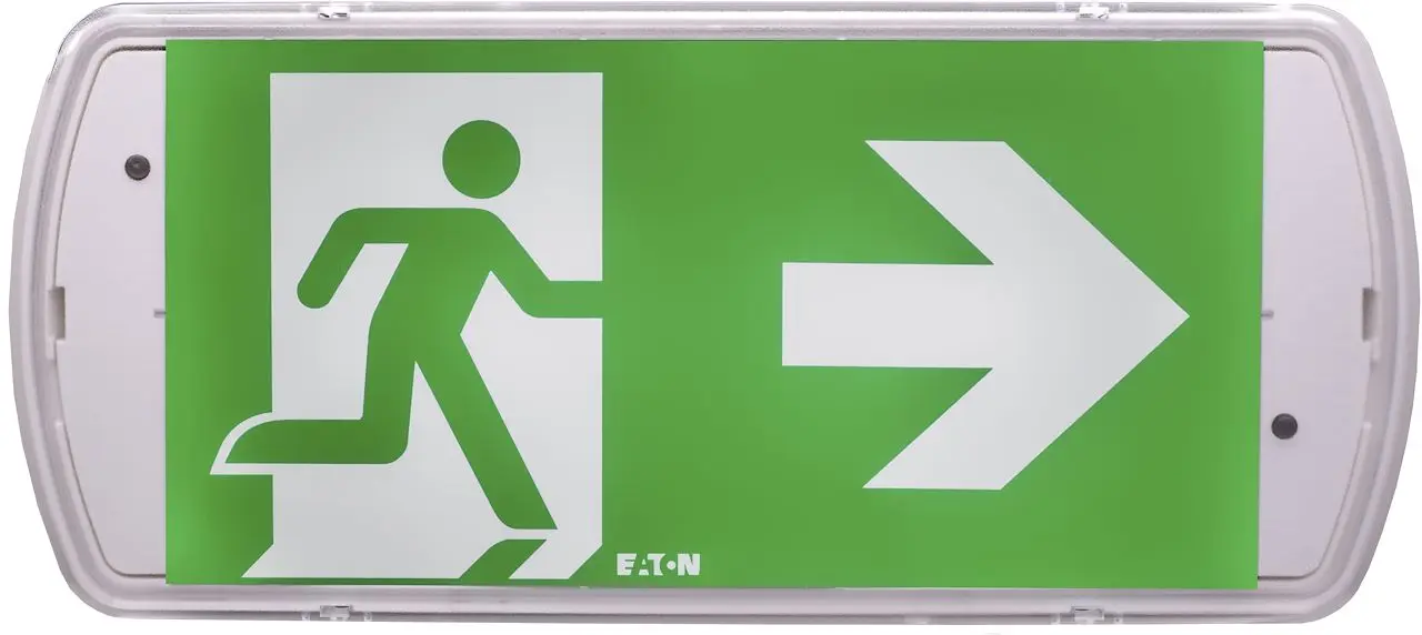 BAES évacuation SATI - 45lm/1h - IP42 IK07 - Installation facile - LUMINOX - 16179