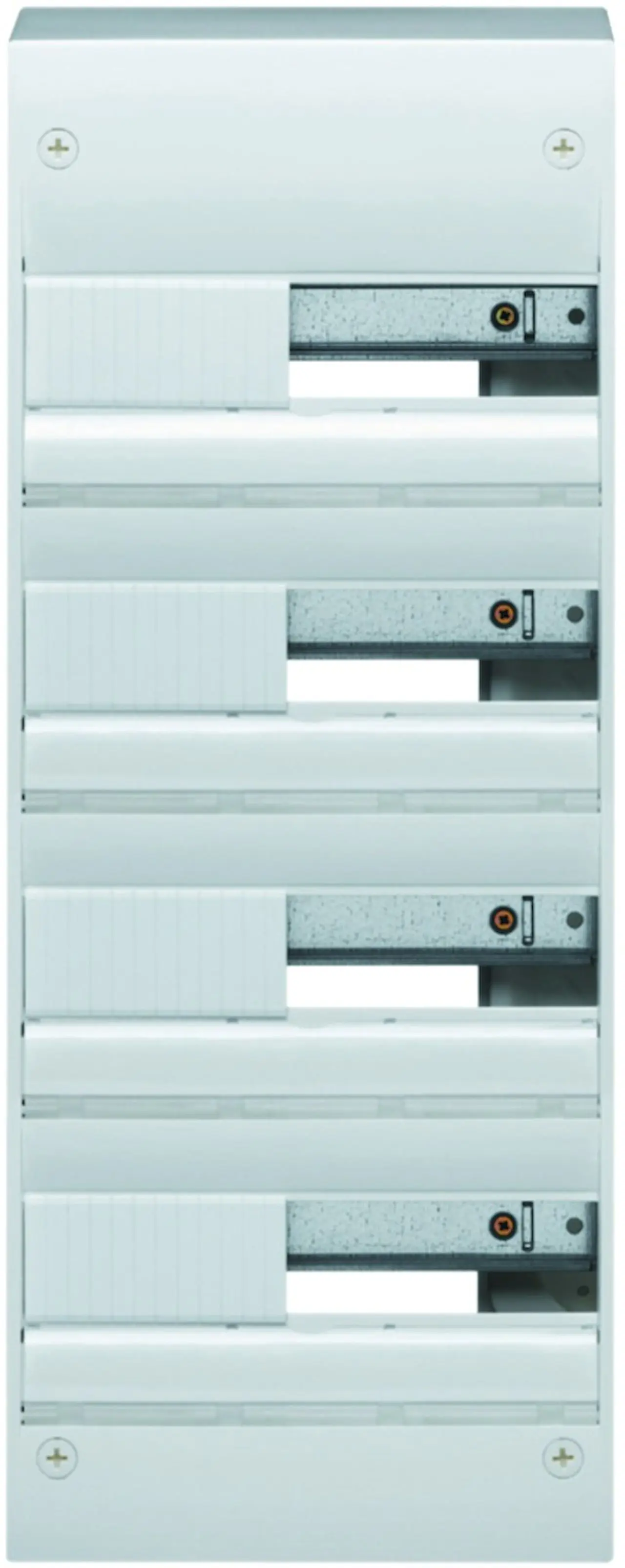 Tableau électrique Gamma+ 13, 4 rangées, 13 Modules, Quickfix - HAGER - GD413A