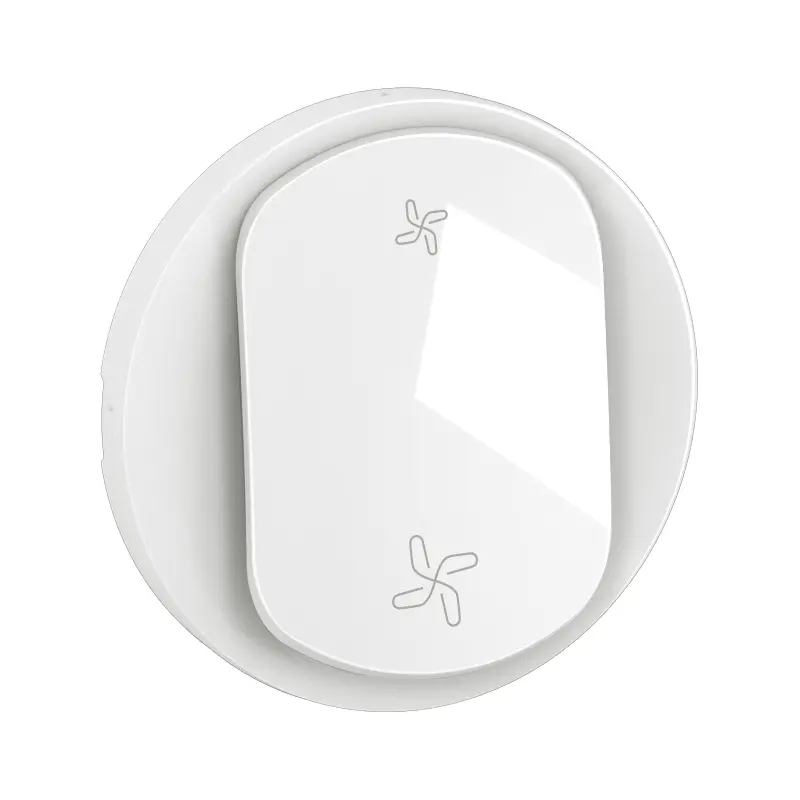 Enjoliveur pour interrupteur ou poussoir VMC Céliane 2 vitesses - Blanc - LEGRAND - CB6001