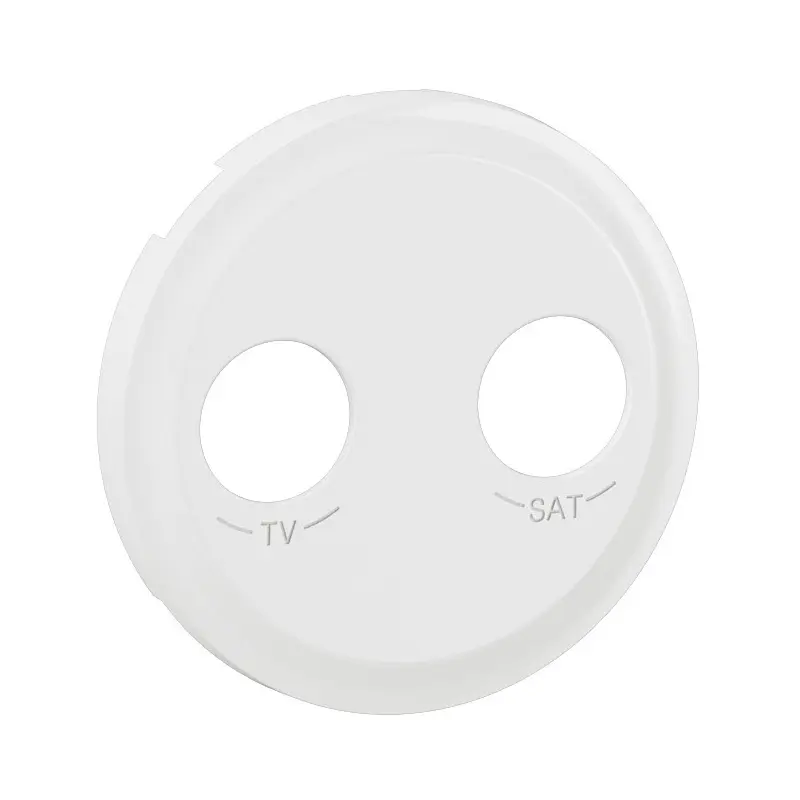 Enjoliveur pour prise TV-R-SAT DAB+ Céliane - Blanc Antimicrobien - LEGRAND - CB7027