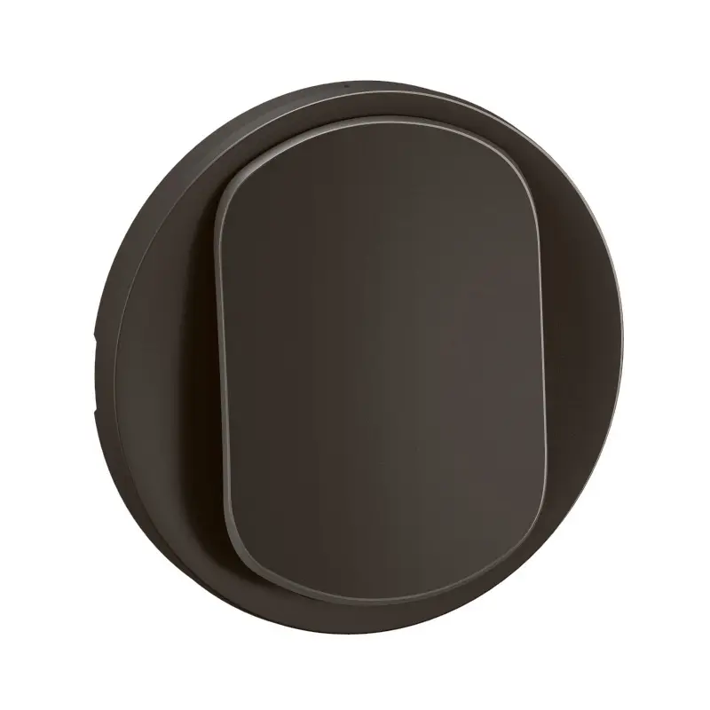 Enjoliveur interrupteur et ou va-et-vient Céliane - Noir - LEGRAND - CN0001