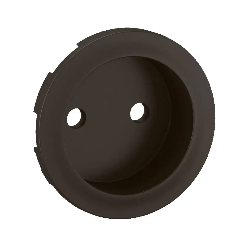 Enjoliveur pour prise de courant fort à puit 2P Céliane - Noir - LEGRAND - CN0110