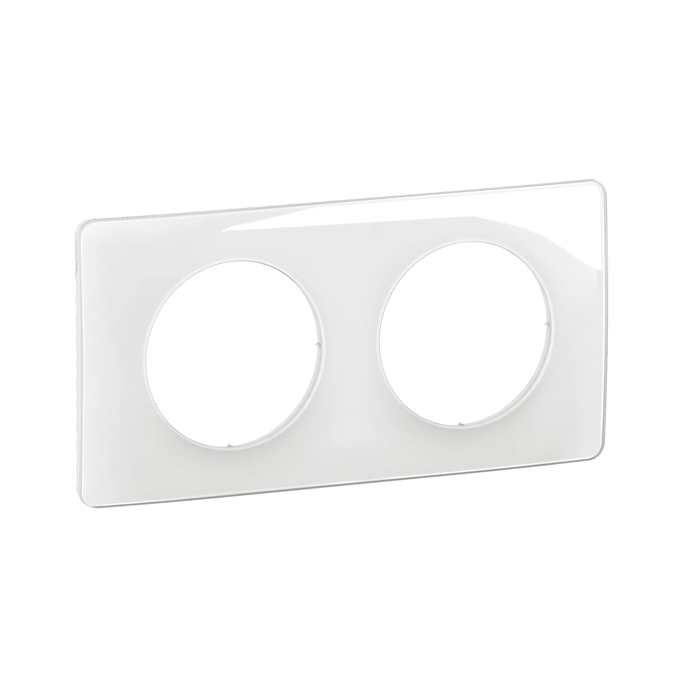 Plaque de finition Céliane 2 postes - Blanc Emaillé - LEGRAND - CP0002