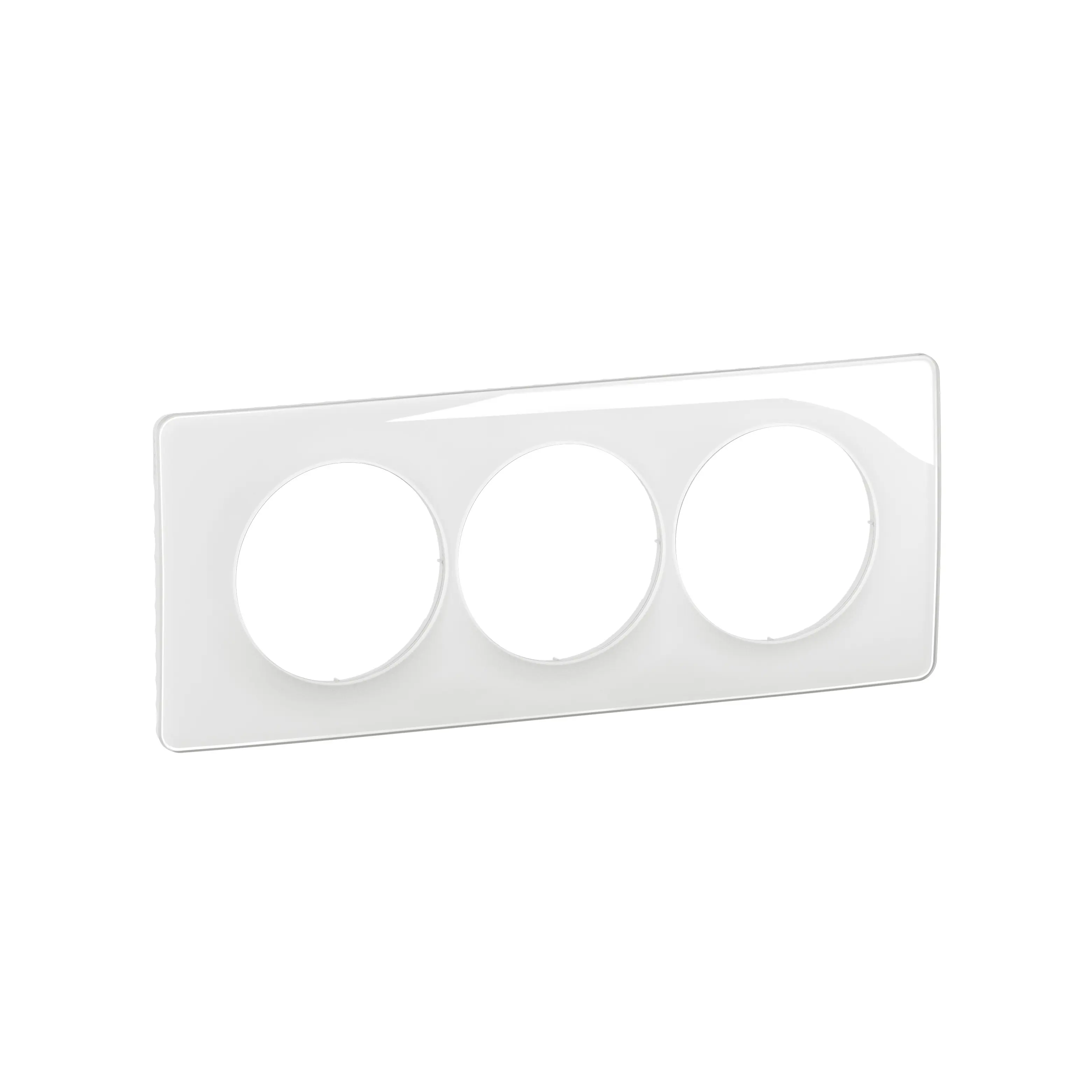 Plaque de finition Céliane 3 postes spéciale rénovation - Blanc Emaillé - LEGRAND - CP0007