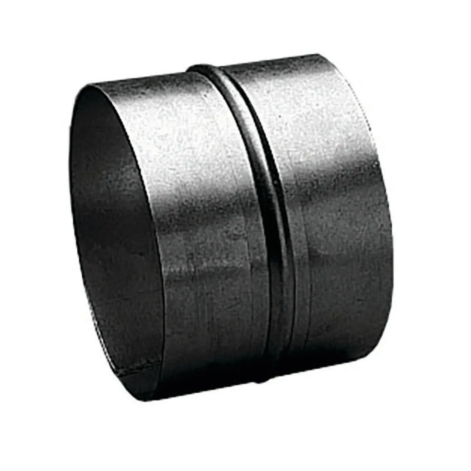 Manchon de raccordement mâle de gaine VMC en acier galvanisé NP125 - Ø 125 - NATHER - 231058