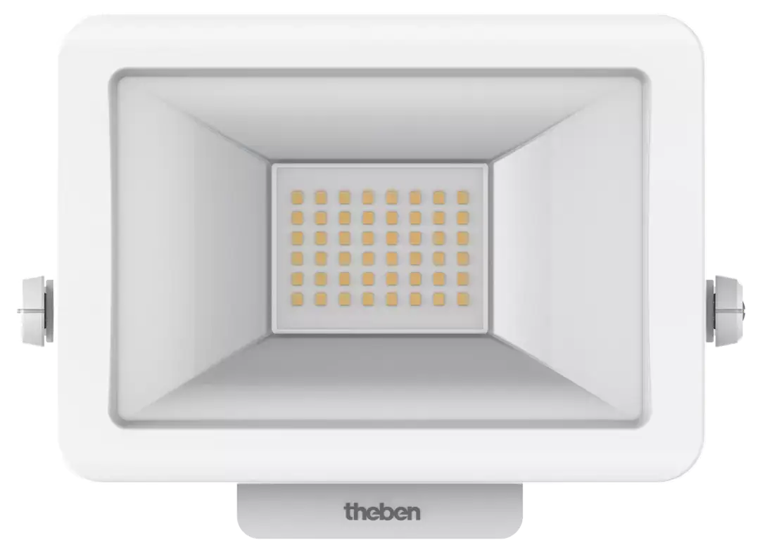 Projecteur d'extérieur LED theLeda B20L W WH - Appareil évolutif avec modules en option - 20 W - Blanc - THEBEN - 1020692