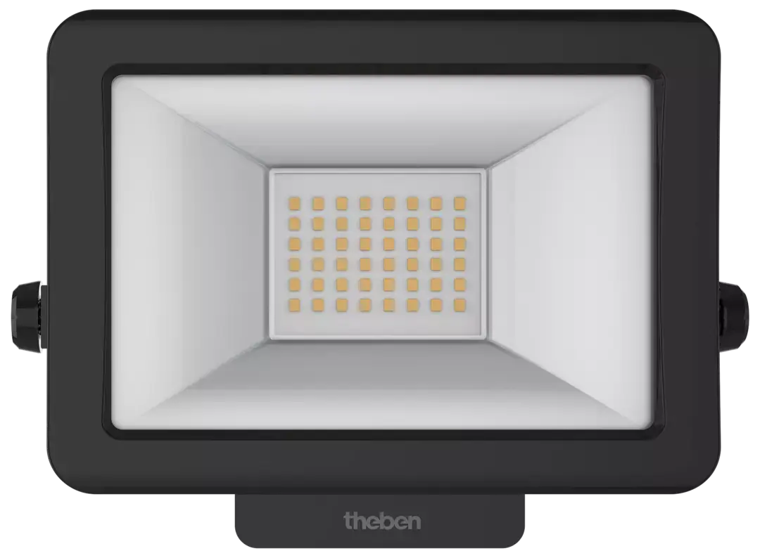 Projecteur d'extérieur LED theLeda B20L W BK - Appareil évolutif avec modules en option - 20 W - Noir - THEBEN - 1020693