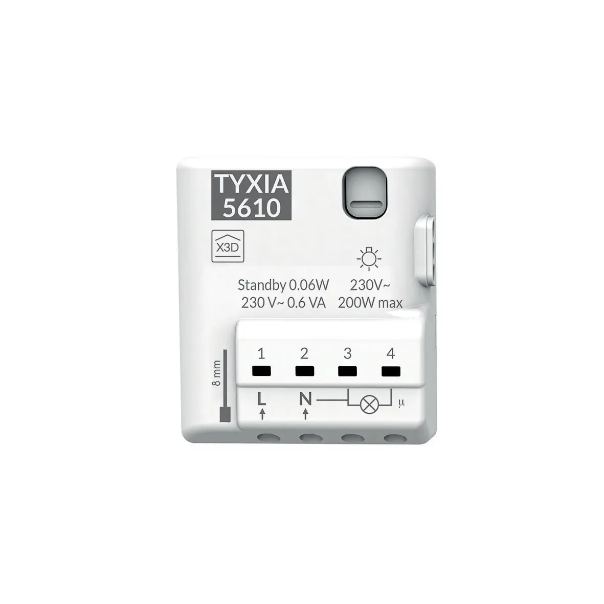 Récepteur modulaire radio Tyxia 5610 pour variation d'éclairage - DELTA DORE - 6351400