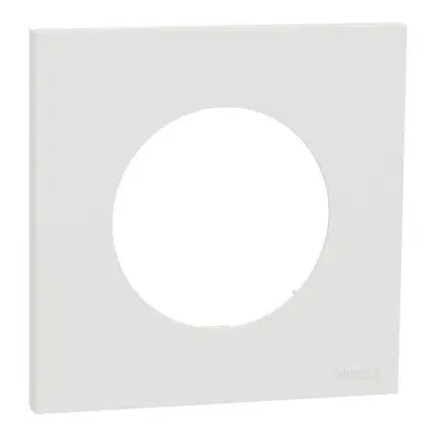 Plaque de finition 1 poste odace - couleur Blanc craie - SCHNEIDER - S920702