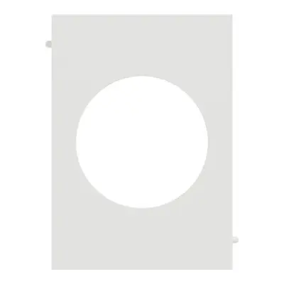 Plaque de finition centrale - couleur Blanc craie - SCHNEIDER - S920801
