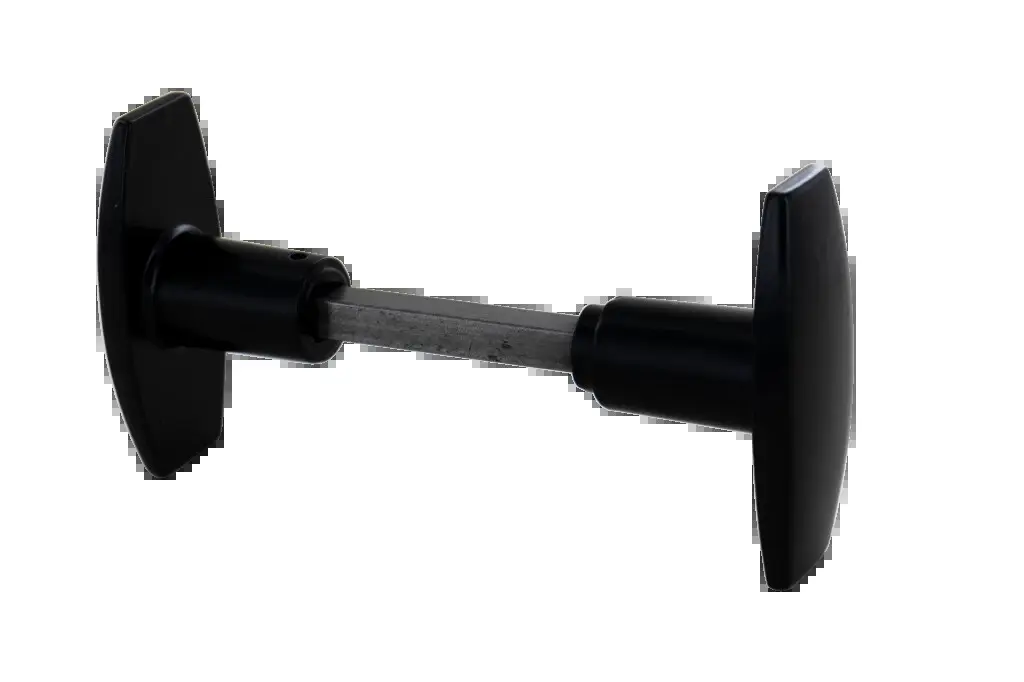 Bouton 1172 double eco noir DUVAL BILCOCQ carré 6 et 7mm - 36-0108-4900