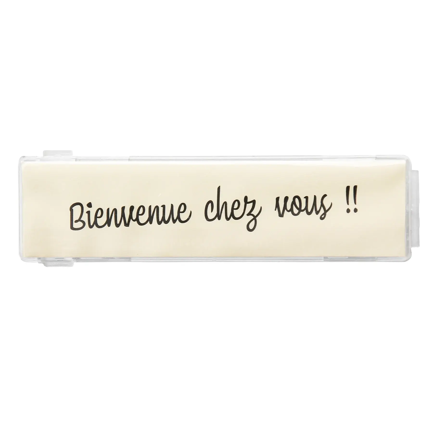 Porte-nom normalisé à encliqueter pour boite aux lettres individuelles et ensembles collectifs - RENZ - 023723