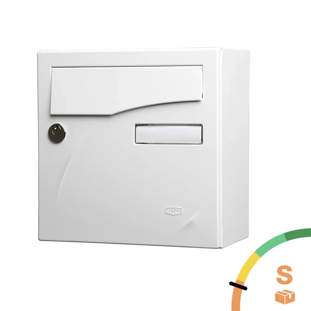 Boite aux lettres Préface compact Blanc RAL 9016 M - RENZ - 231133