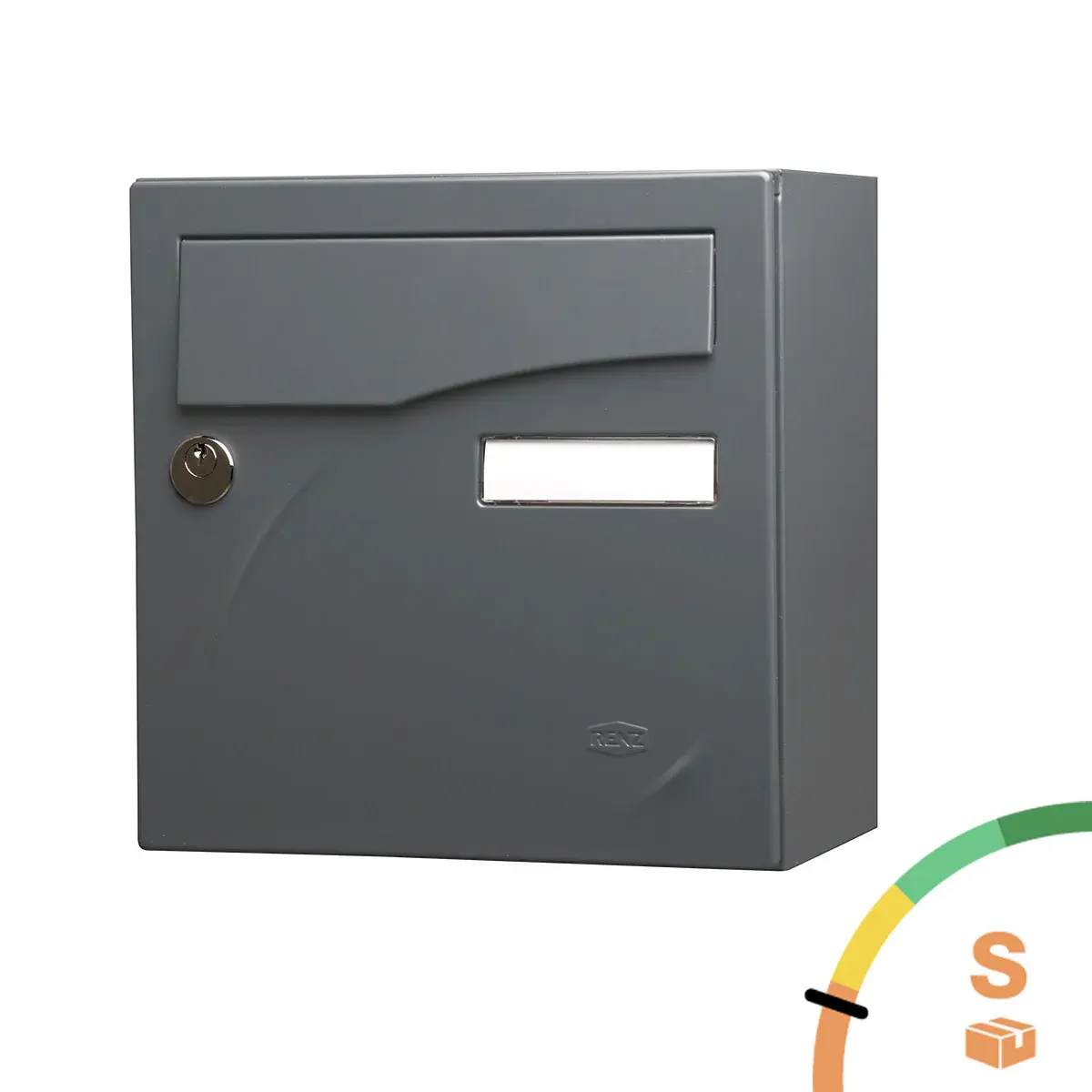 Boite aux lettres Préface compact Gris anthracite RAL 7016M - RENZ - 231134