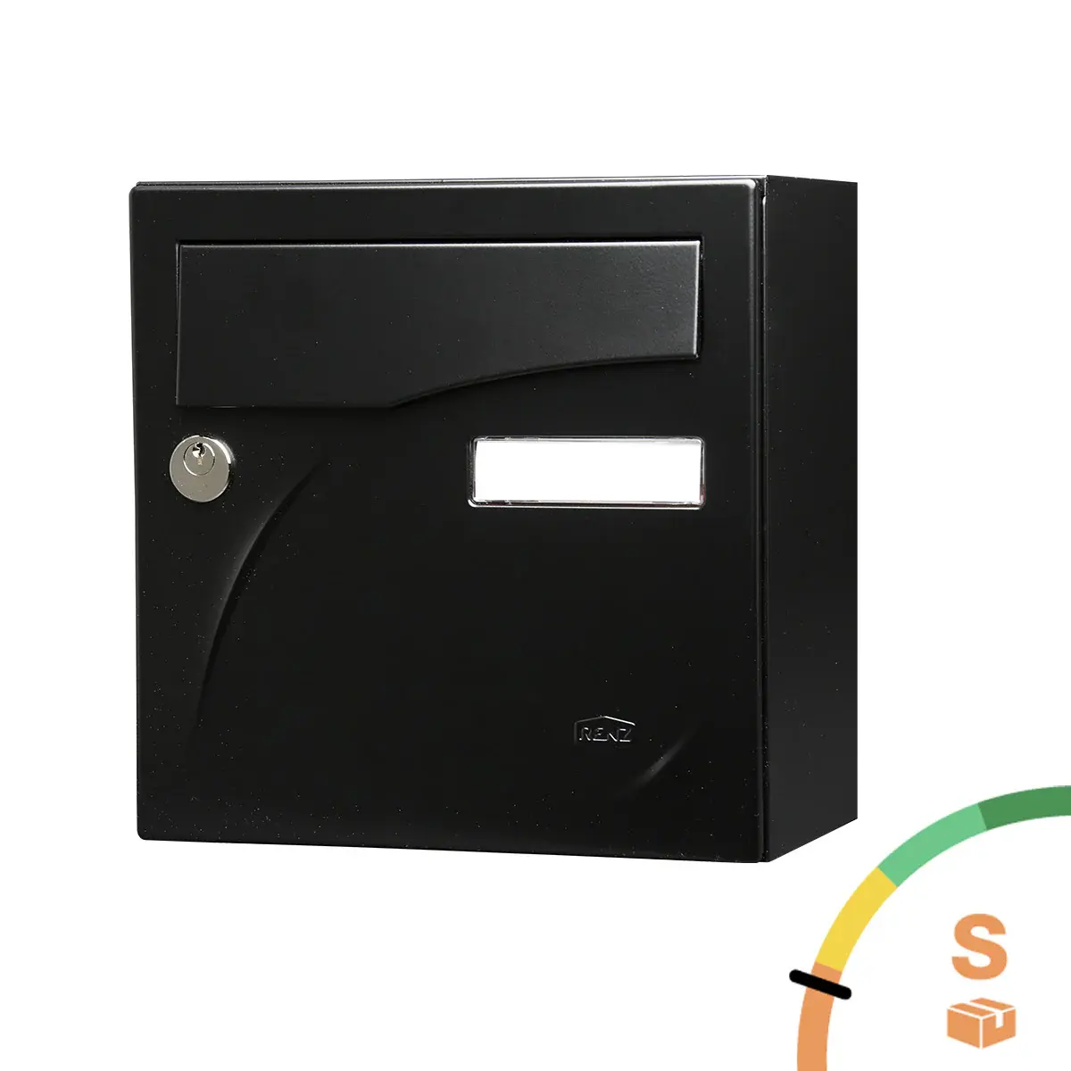 Boite aux lettres Préface compact Noir RAL 9005M - RENZ - 231136