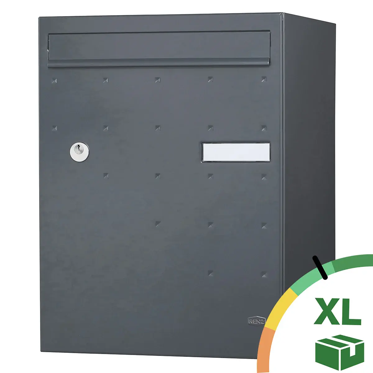 Boite à colis Atout 1 porte Gris anthracite RAL 7016 MS - RENZ - 319402