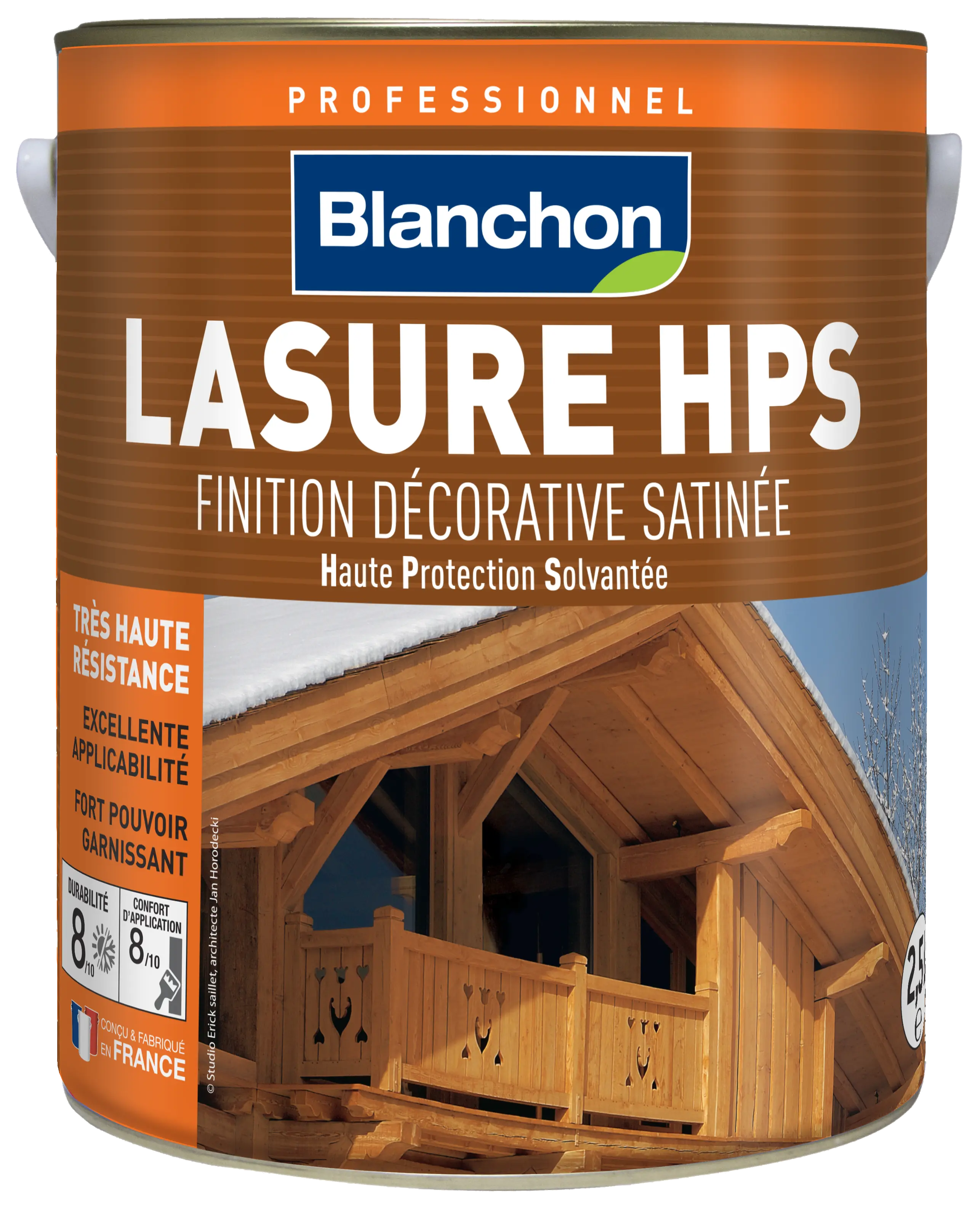 Lasure HPS - Chêne Clair - Pot 2,5L - BLANCHON - 06100024