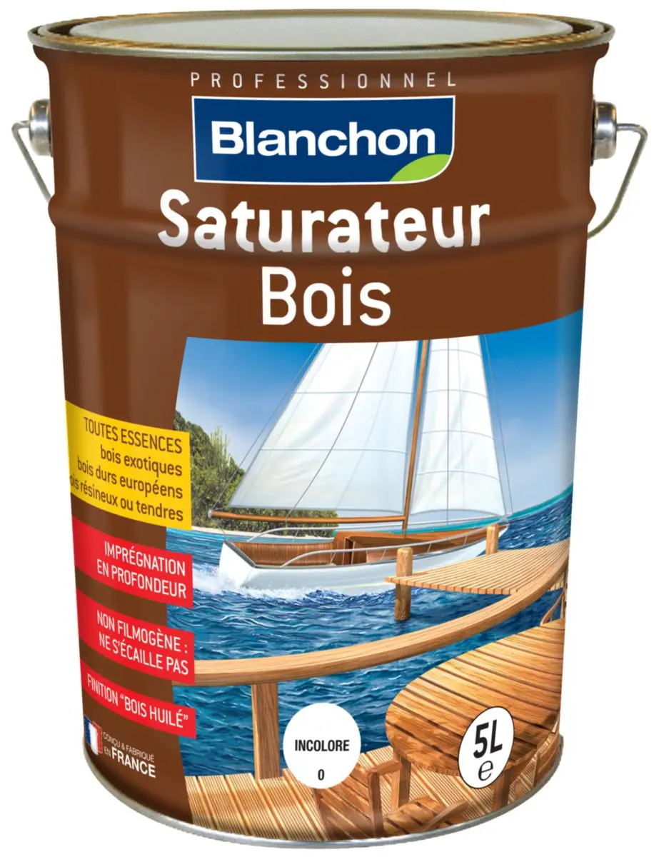 Saturateur Bois - incolore - seau de 5 l - BLANCHON - 06101526