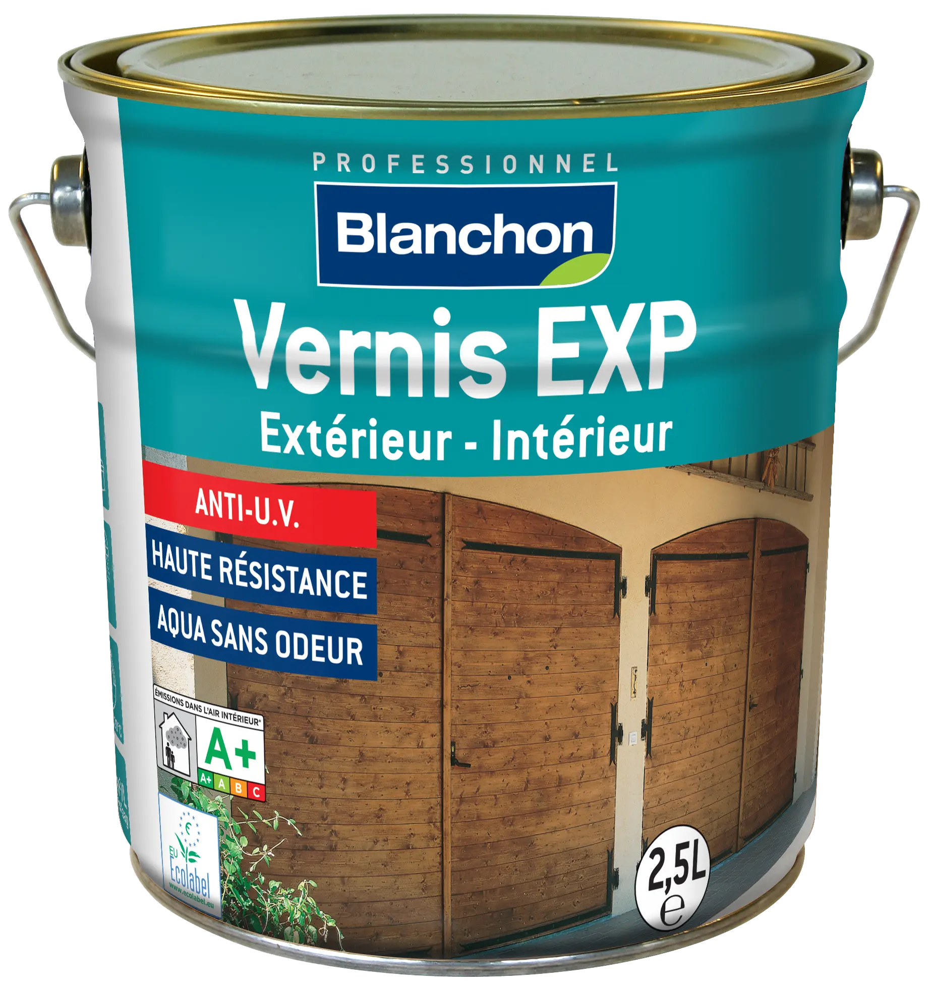 Vernis EXP pour boiseries et menuiseries int/ext – Haute résistance aux UV – BLANCHON - 06103