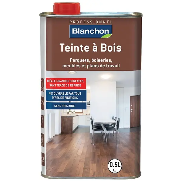 Teinte à Bois pour bois d'intérieur - 0,5L - BLANCHON - 030510