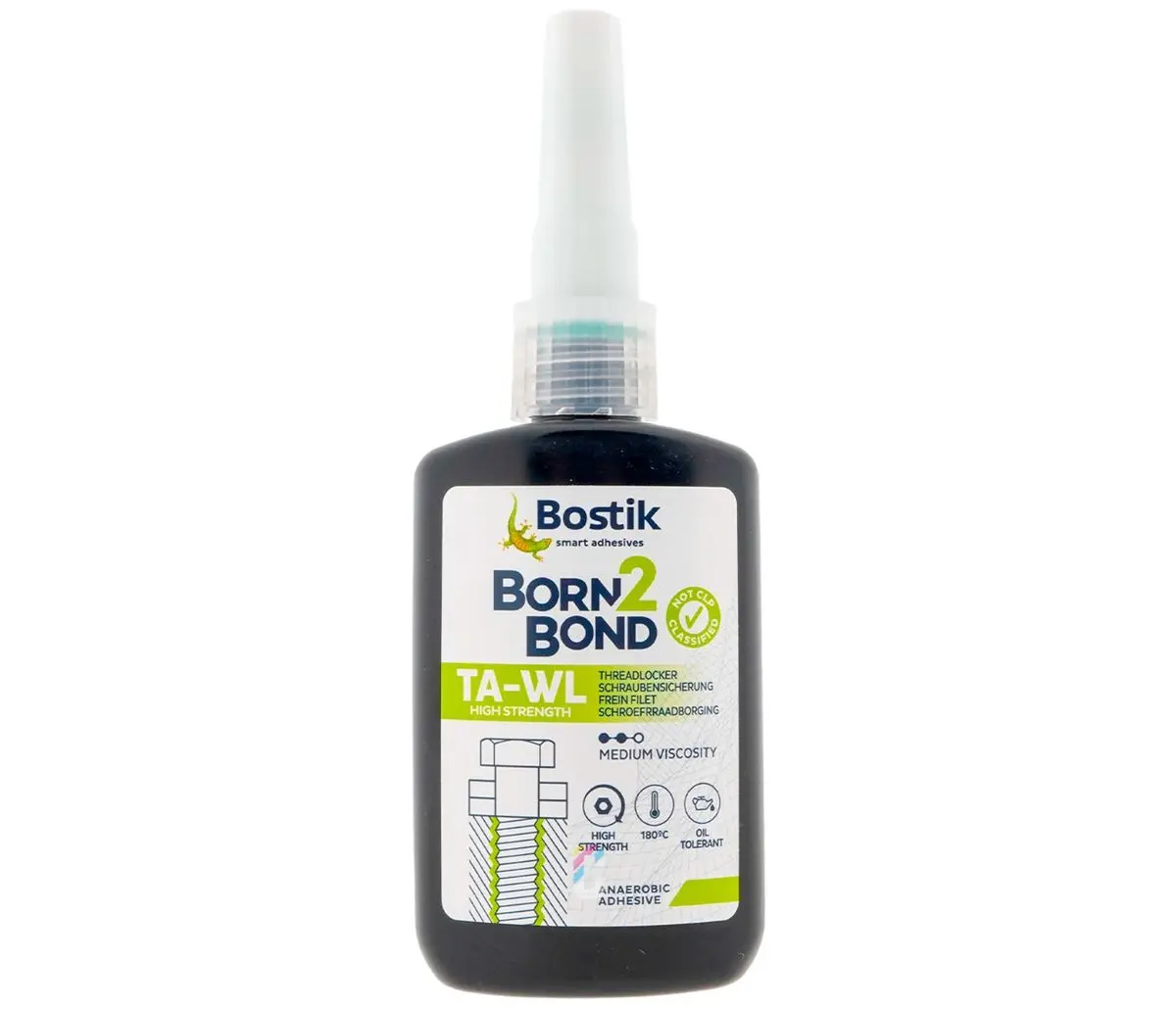 Frein-filet Born2Bond TA-WL à haute résistance pour freinage de vis - 50ml - BOSTIK - 30620090