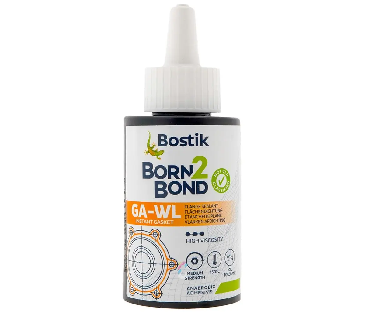 Etanchéité joint moteur Born2Bond GA-WL, Pâte Flacon 50 ml Orange - BOSTIK - 30620092