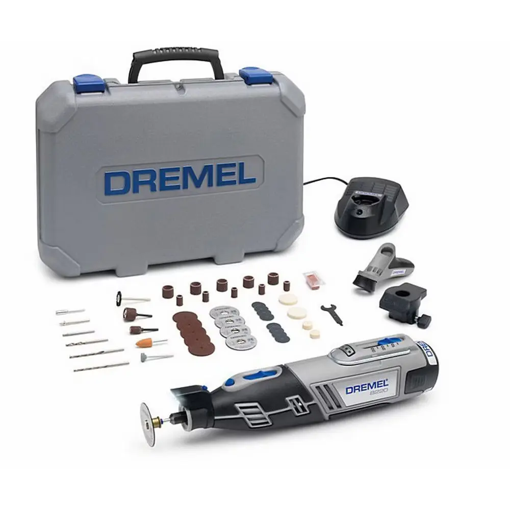 Outil multifonction sans fil 8220-2/45 12V Li-ion - DREMEL - avec 1 batterie 2Ah - chargeur - accessoire - coffret - F0138220JF