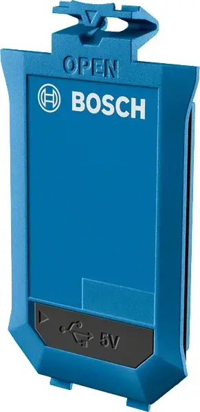 Adaptateur Batterie Li-Ion BA 3.7V 1.0Ah pour télémètres, testeurs électriques et humidité - BOSCH - 1608M00C43