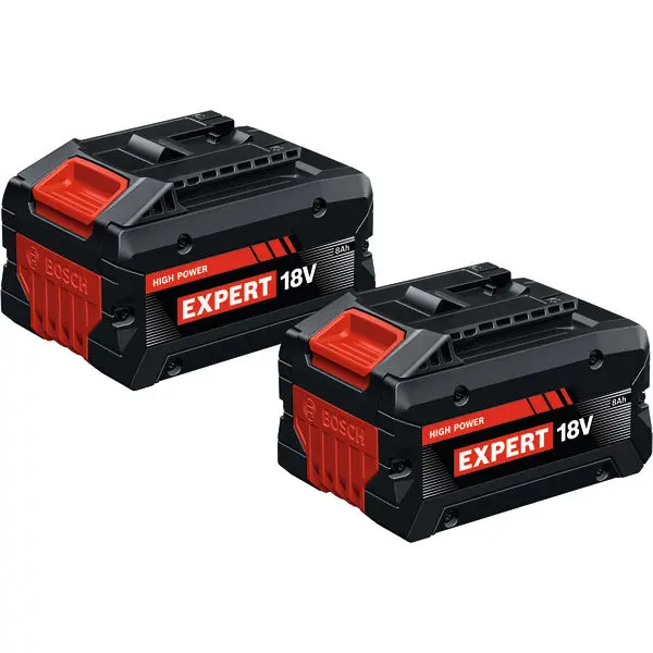 2 batteries Expert 18V 8Ah - EXBA 18V-80 - BOSCH - 1600A0373D