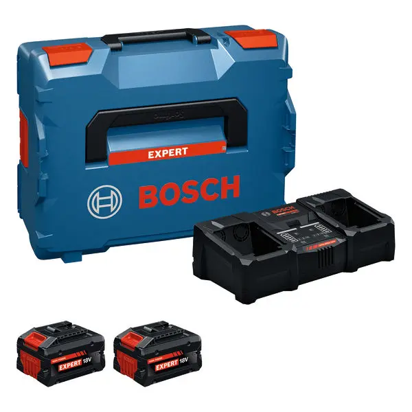 Starter Set 2 batteries 18V 8,0Ah EXBA 18V-80 + 1  chargeur EXAL 18V2-320 - BOSCH - en L-BOXX - 1600A0373X