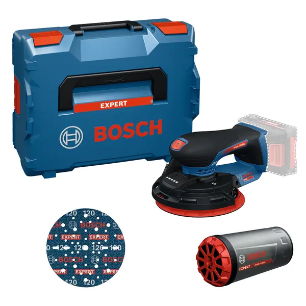 Ponceuse excentrique sans-fil Ø150mm EXEX 18V-150-5 - BOSCH - Sans batterie, ni chargeur - LBoxx - 0601372900