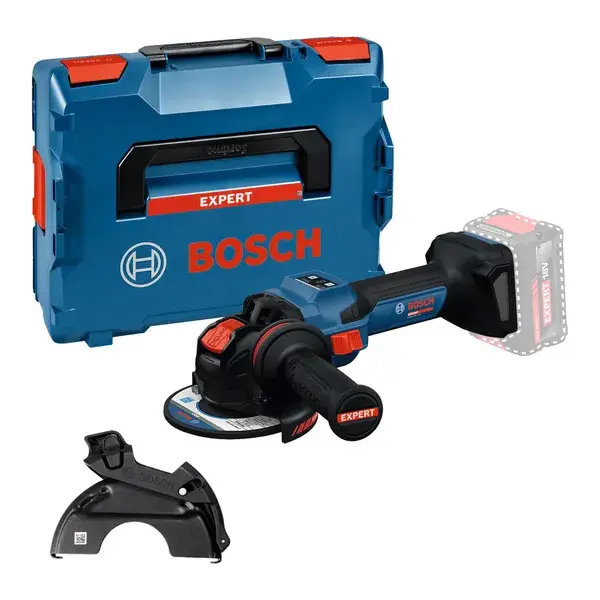 Meuleuse angulaire sans-fil avec X-Lock - EXWX18V-15S - BOSCH - Sans batterie, ni chargeur - L-Boxx - 06019M6100