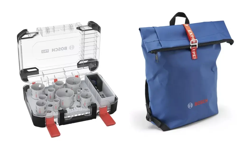 Kit coffret 11 trépans avec sac à dos - BOSCH - 061599766L
