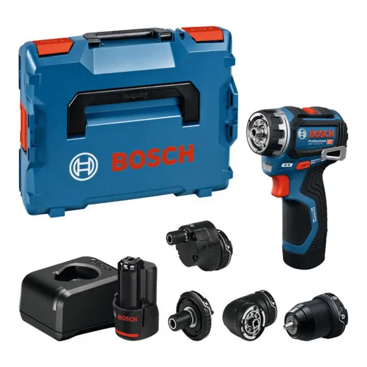 Visseuse GSR 12V-32 FC - BOSCH - Avec 2 batteries  2.0Ah - chargeur - divers embouts - L-BOXX - 06019N7101