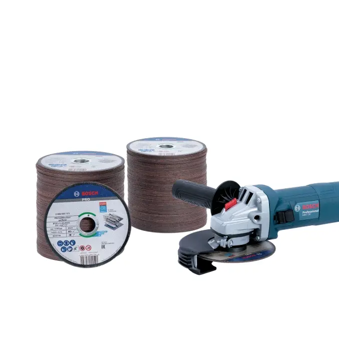 Disques à tronçonner PRO Inox+Métal 125 mm, 200 pièces + meuleuse d'angle GWS 750 - BOSCH - 061599767R