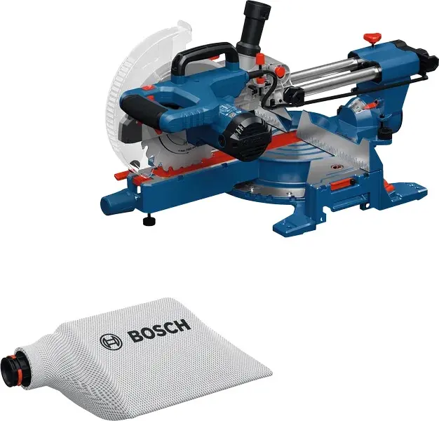 Scie à coupe d'onglets GCM305-216S promo + lame - BOSCH - 0601B61001