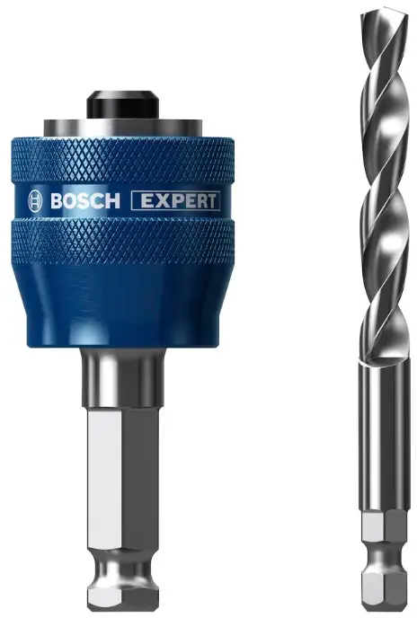 Adaptateur 11 mm du système Expert Power Change Plus pour scies cloches 14-210 mm + foret central Ø7.15 x 60 x 105 mm - BOSCH - 2608901966