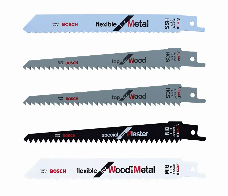 Lames bois/plastique/métal pour élagueur Keo - BOSCH - 5 pièces - F016800307