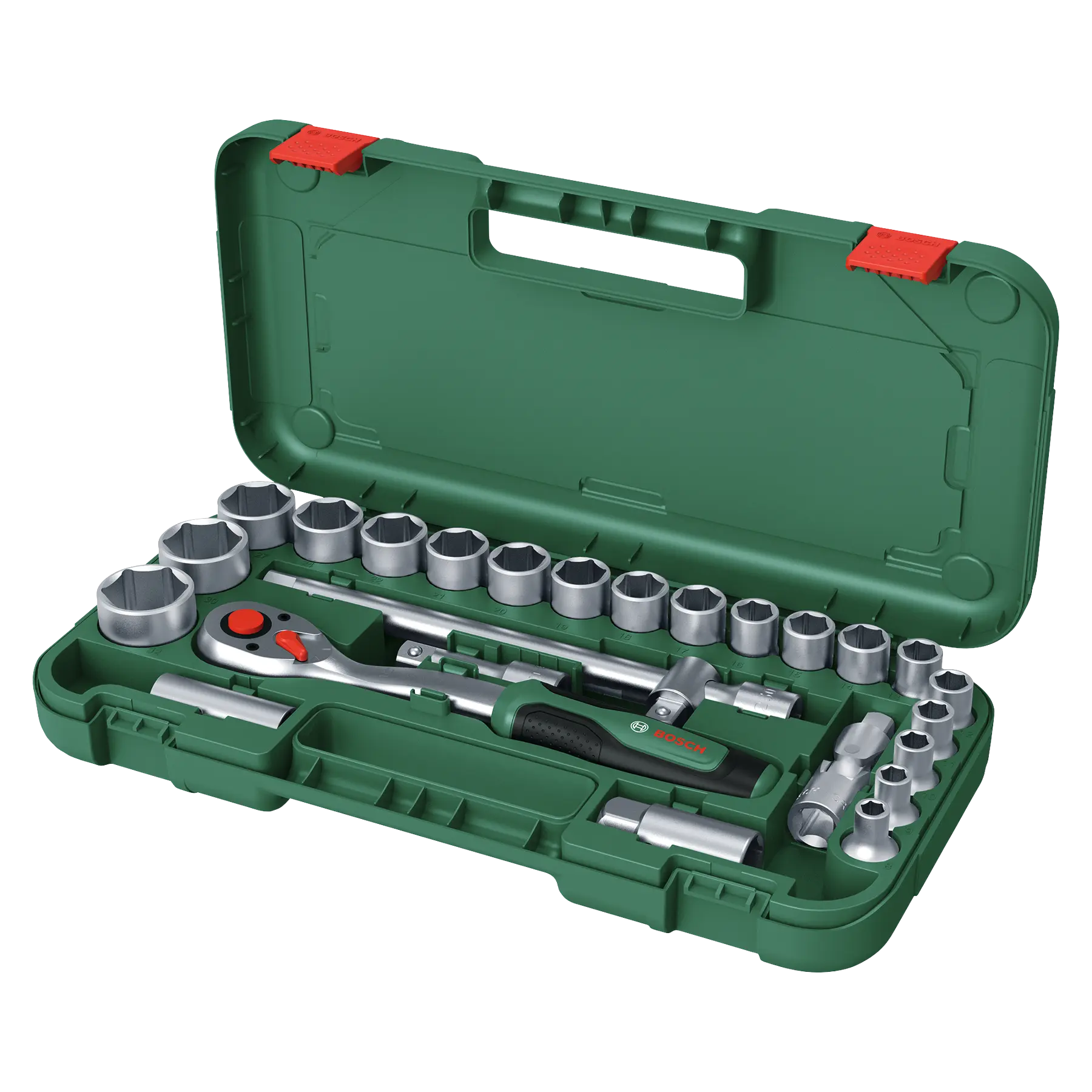 Set 25 pièces avec cliquet 1/2" - BOSCH - 1600A02Z9F