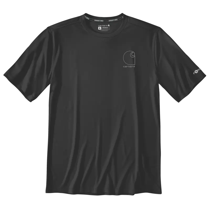 T-shirt à manches courtes à logo Force Sun Defender - Noir - CARHARTT - S1107182