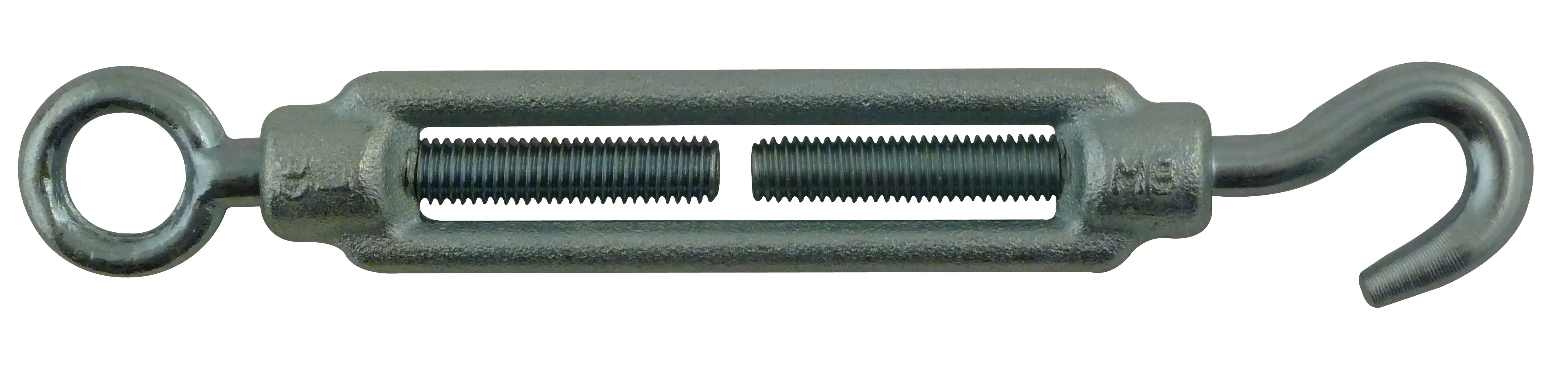 Tendeur à cage standard acier zingué 1 oeil / 1 crochet - Ø 8 mm - VISO - TOC8E