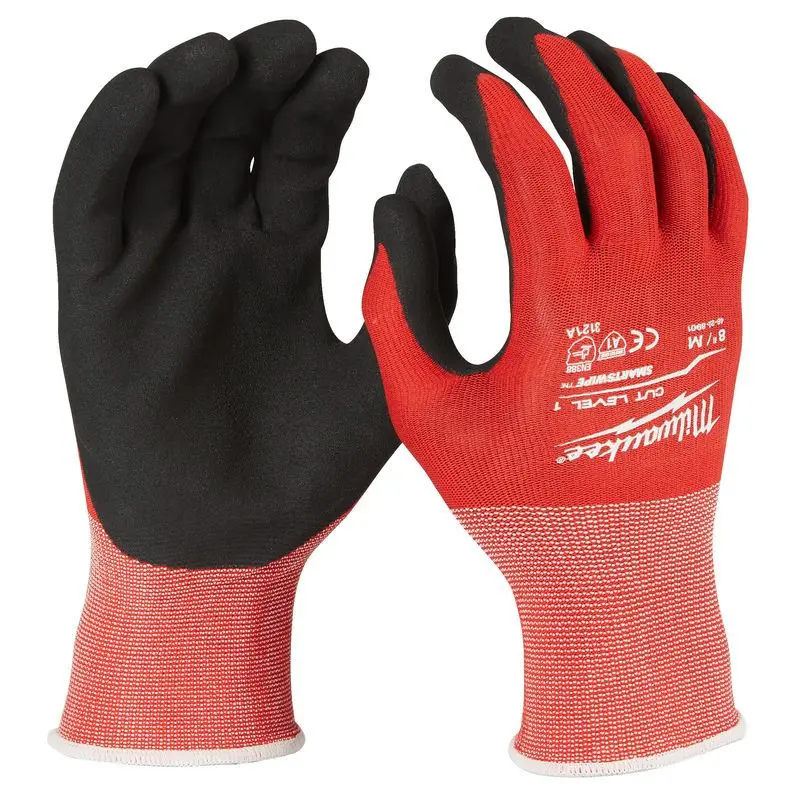 Gants anti-coupure enduction nitrile - 144 paires - MILWAUKEE - 493247