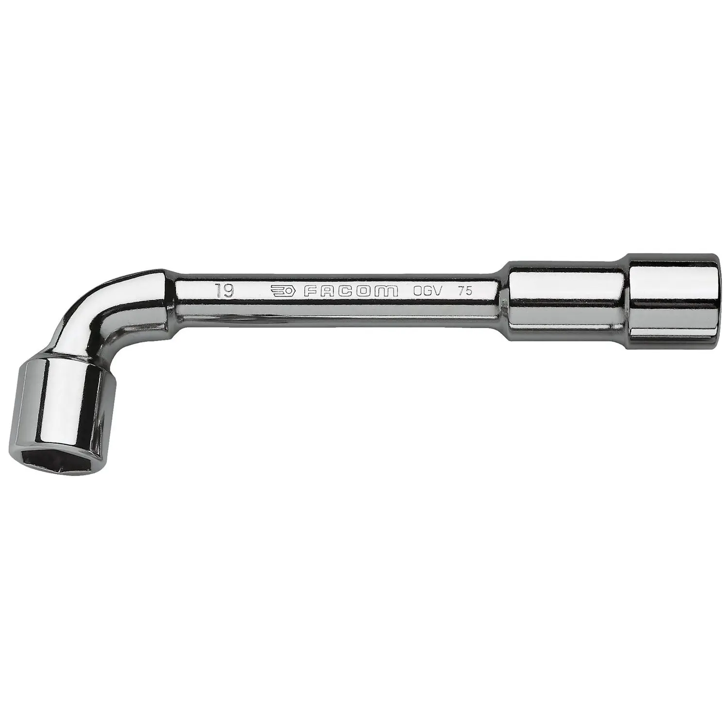 Clés à pipe débouchées forgées 6 pans métriques - FACOM 