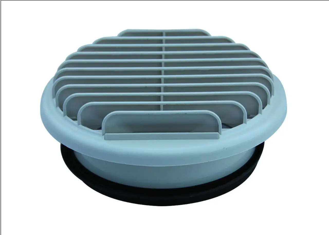Grille d'entrée et sortie d'air murale PVC - Ø 160 mm - THERMOR - 900373