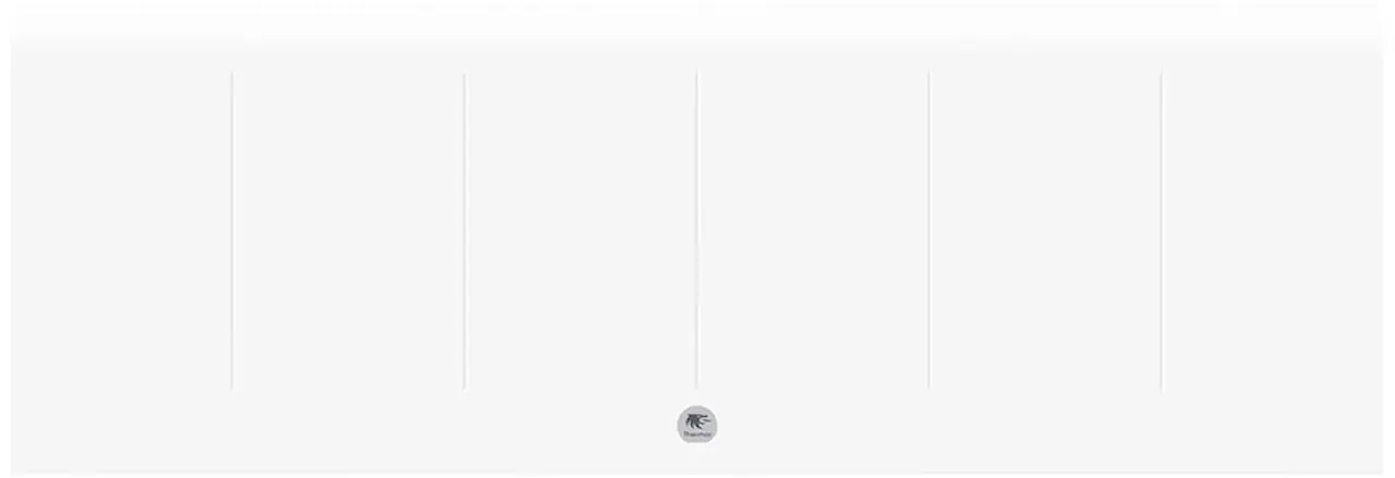 Radiateur chaleur douce connecté Kenya 4 plinthe 1500W Blanc - THERMOR - 414724